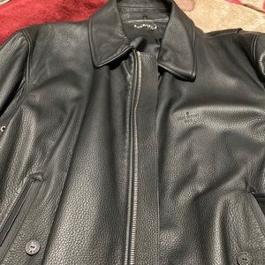 Got a Louis Vuitton leather coat
